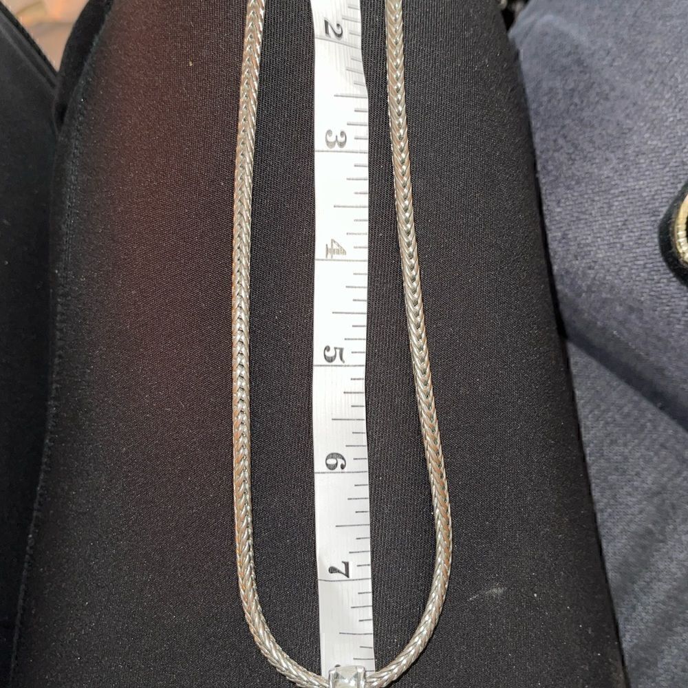 Purple Gem Statement Two Tone Necklace - image 6